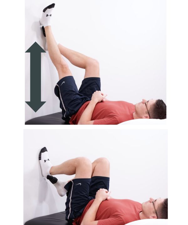 wall slides for knee